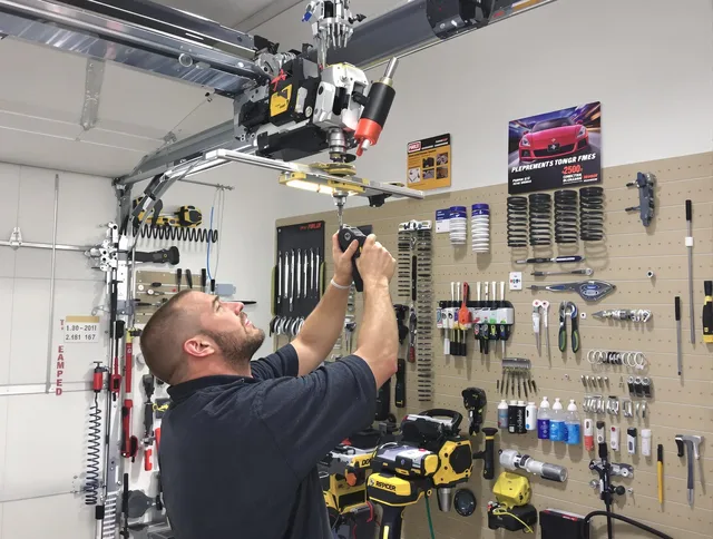 Garage Door Spring Repair in Naugatuck