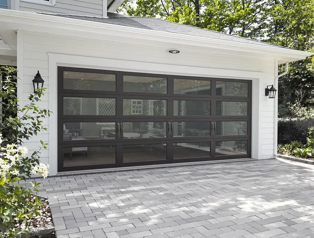 Naugatuck Garage Door Repair design specialist presenting custom garage door options to Naugatuck homeowner
