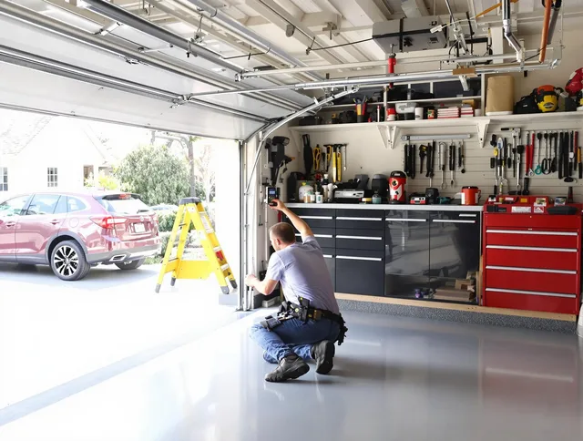 Local garage door repair service by Naugatuck Garage Door Repair in Naugatuck