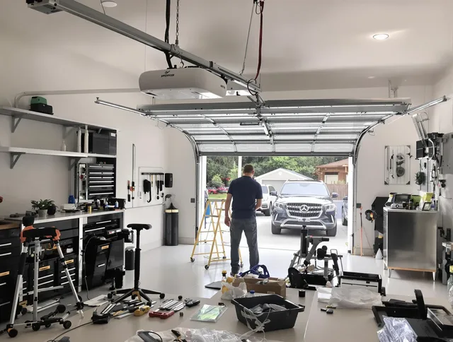 Garage door opener installation by Naugatuck Garage Door Repair in Naugatuck