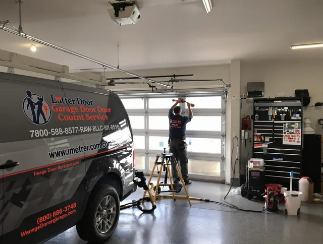 Naugatuck Garage Door Repair team performing same-day garage door repair in Naugatuck