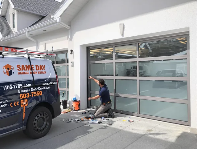 Same-day garage door repair service by Naugatuck Garage Door Repair in Naugatuck
